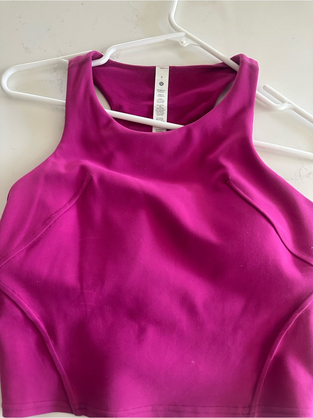 lululemon athletica Magenta High-Neck Athletic Tankop